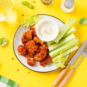 Recipe image for Golden Infrared Buffalo Cauliflower Bites