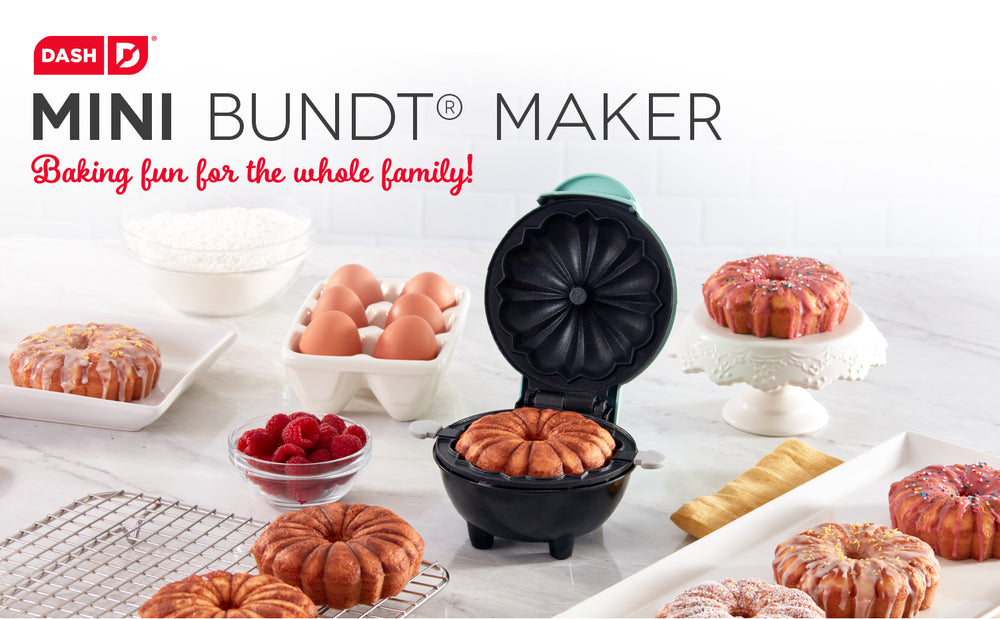 Mini Bundt® Cake Maker. Baking for the whole family!