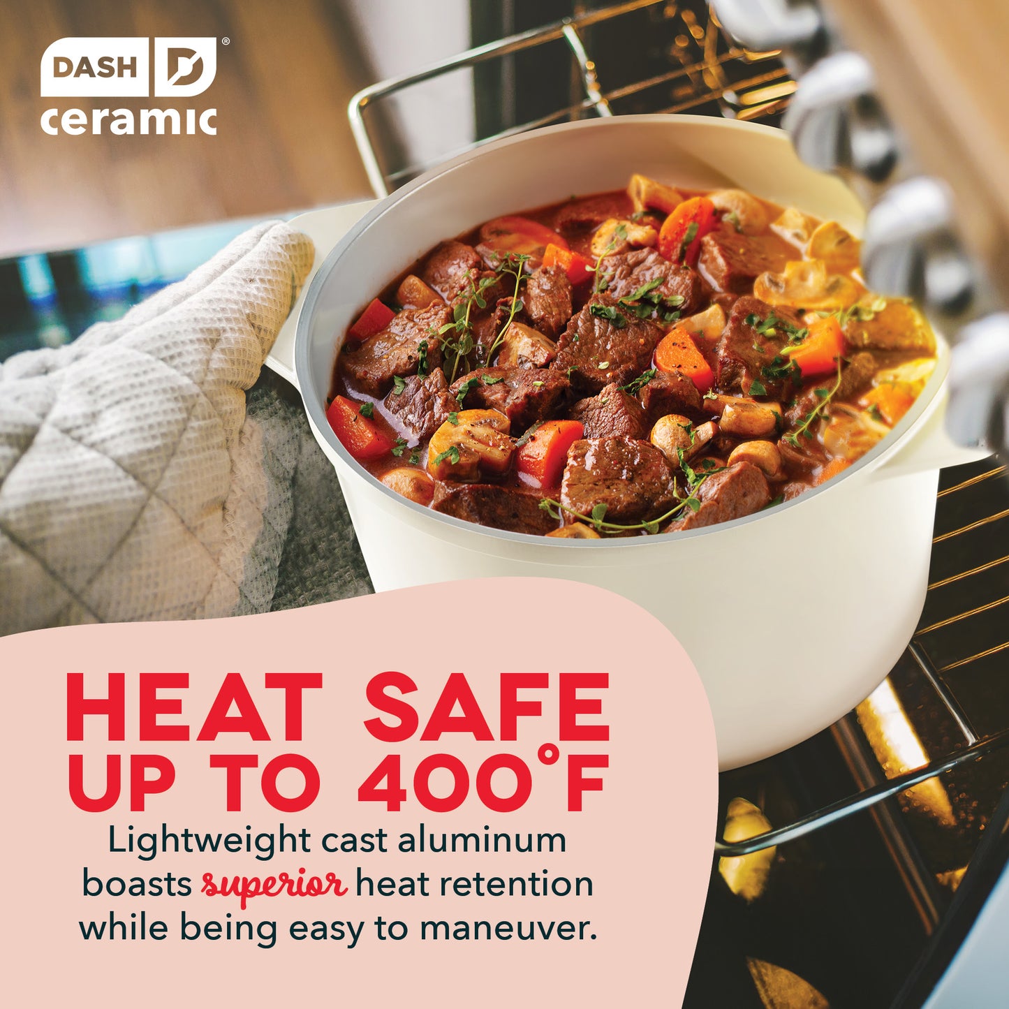 SmartStore™ 5.8qt MultiPot + Steamer Set cookware Dash