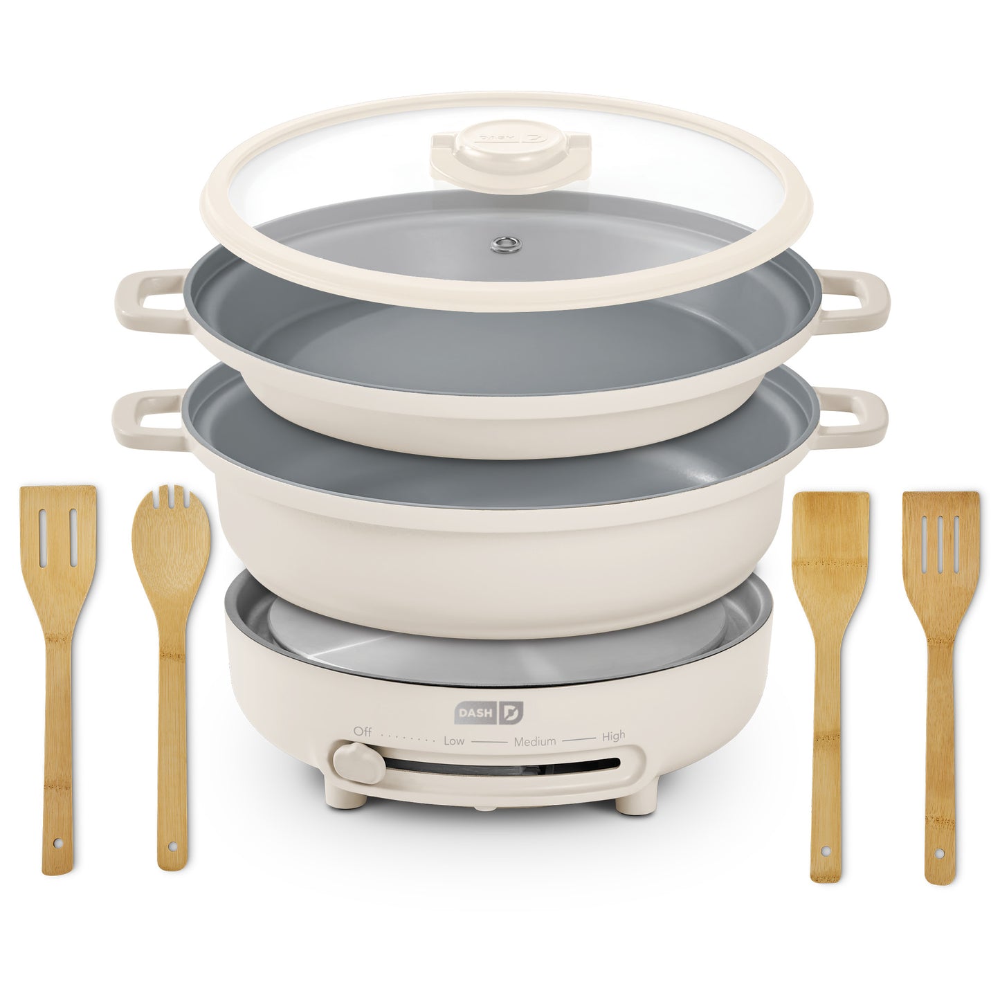 SmartStore™ 8PC Stacking Cookware Set cookware Support Cream