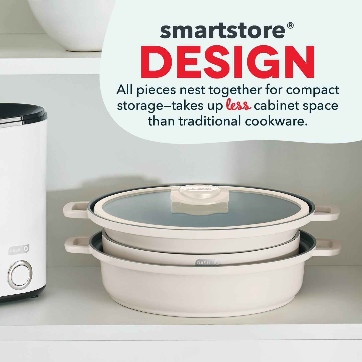 SmartStore™ 8PC Stacking Cookware Set cookware Support
