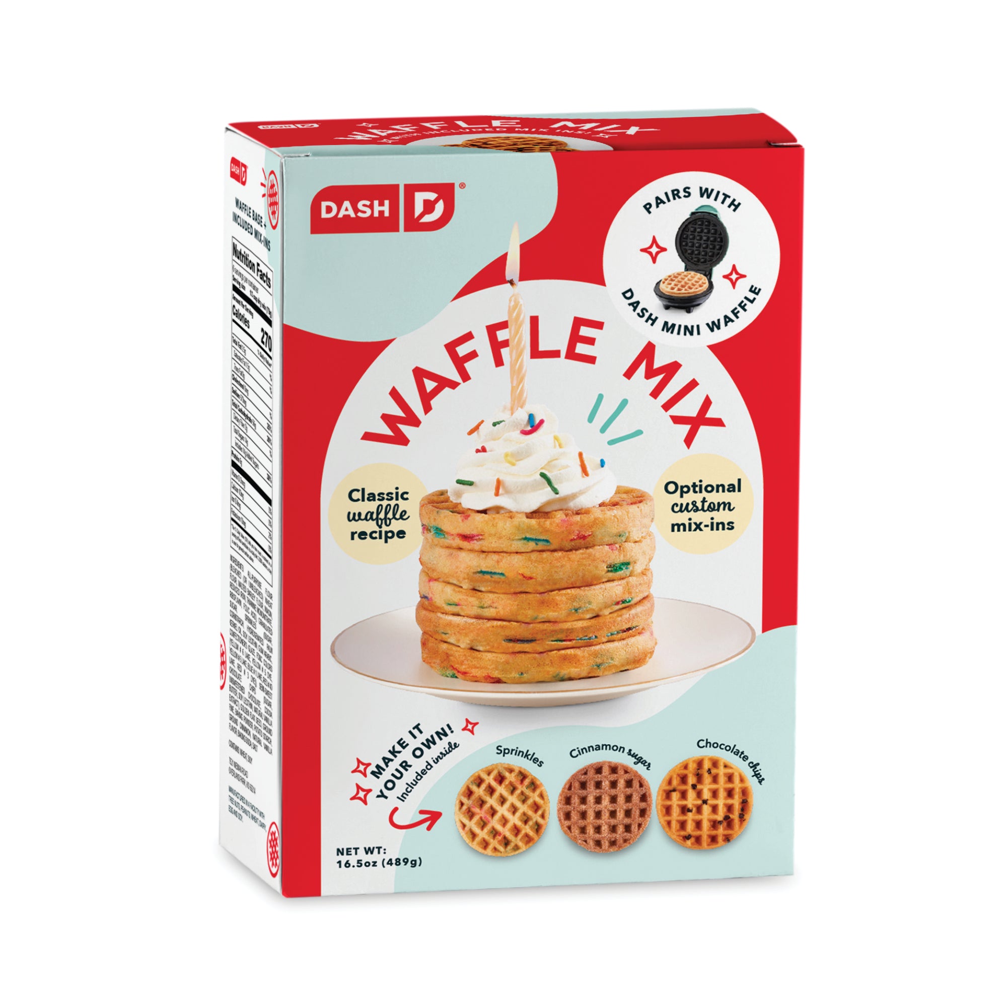 🚨 Dash Food is here! 🚨 Brand-new @bydash Cake Mix, Waffle Mix