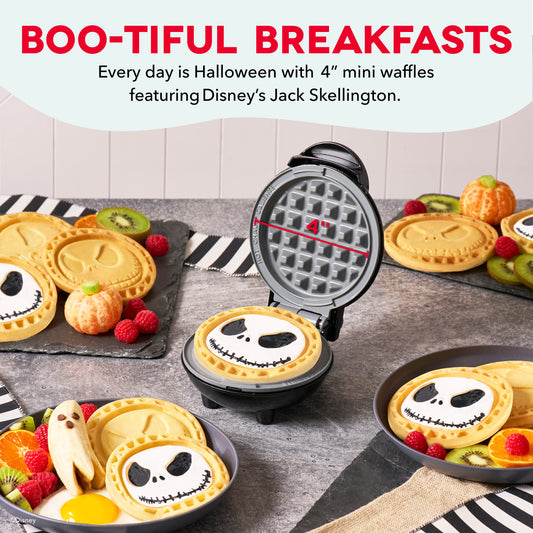 Jack Skellington Mini Waffle Maker mini makers Disney | Dash