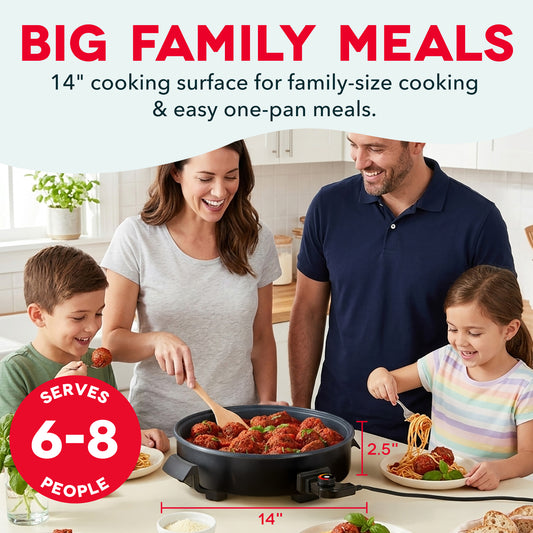 Ceramic Nonstick Family Size Skillet cookware Dash