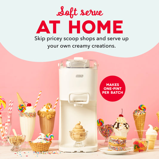 Soft Serve Ice Cream Machine Ice Cream Makers Dash