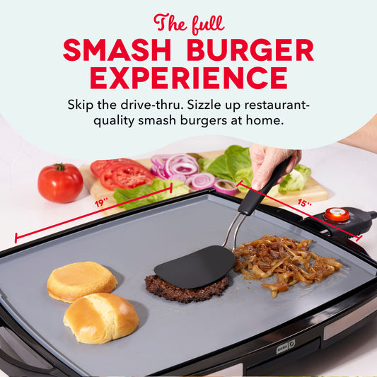 Smash XL Precision Sear Griddle Griddles and Panini Presses Dash