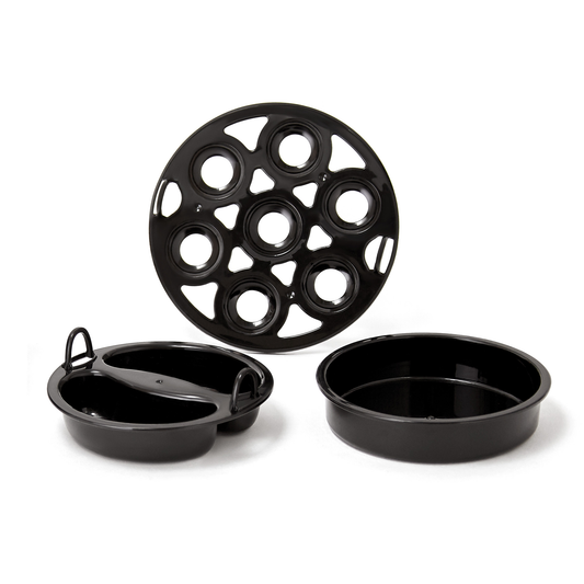 Rapid Egg Cooker Tray Set Parts & Accessories Dash Black
