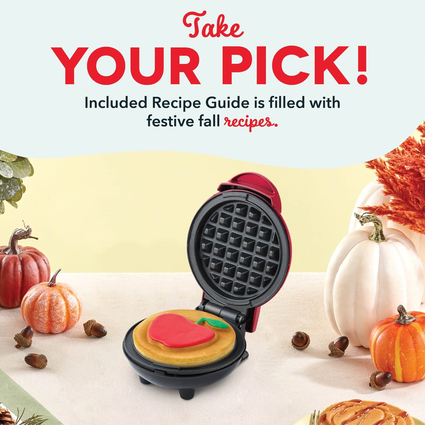 Apple Mini Waffle Maker mini makers Dash