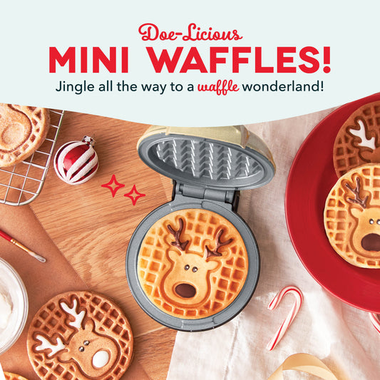 Reindeer Mini Waffle Maker mini makers Dash
