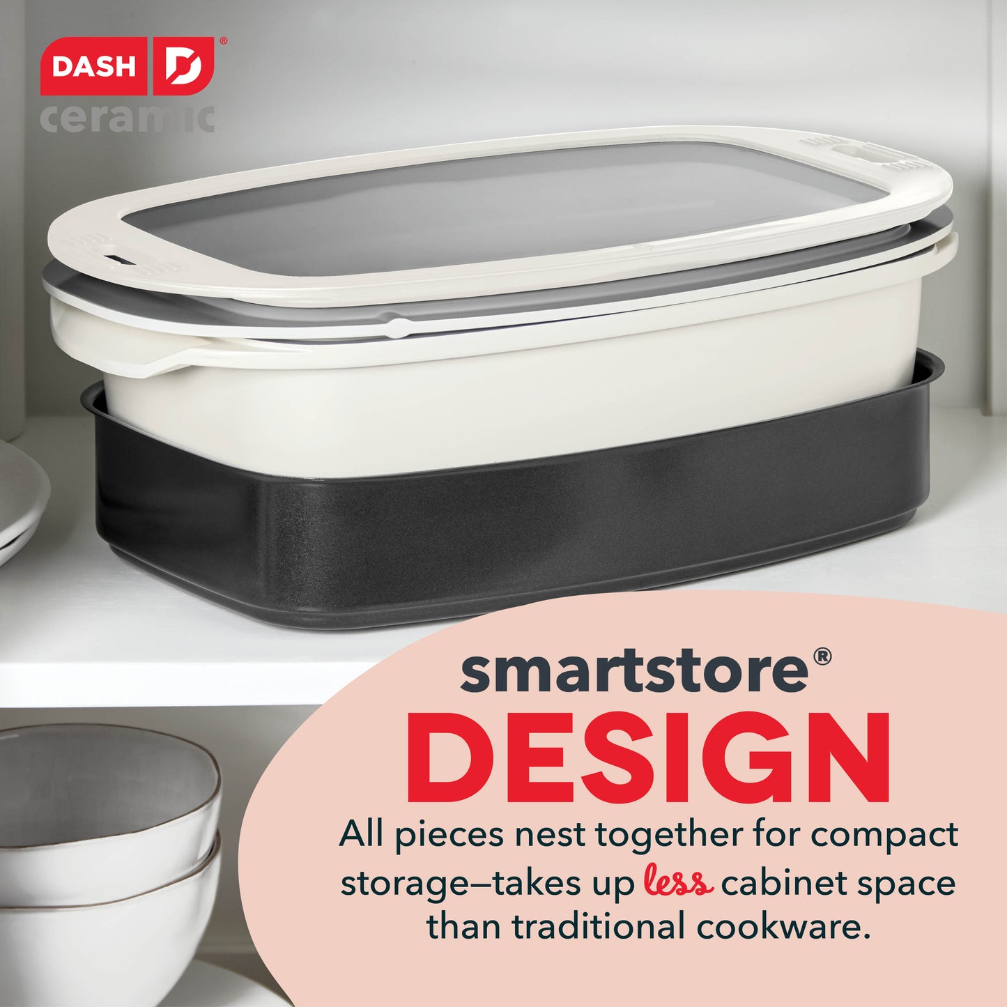 SmartStore™ 7-in-1 Multipurpose Cookware + Steamer Set cookware Dash