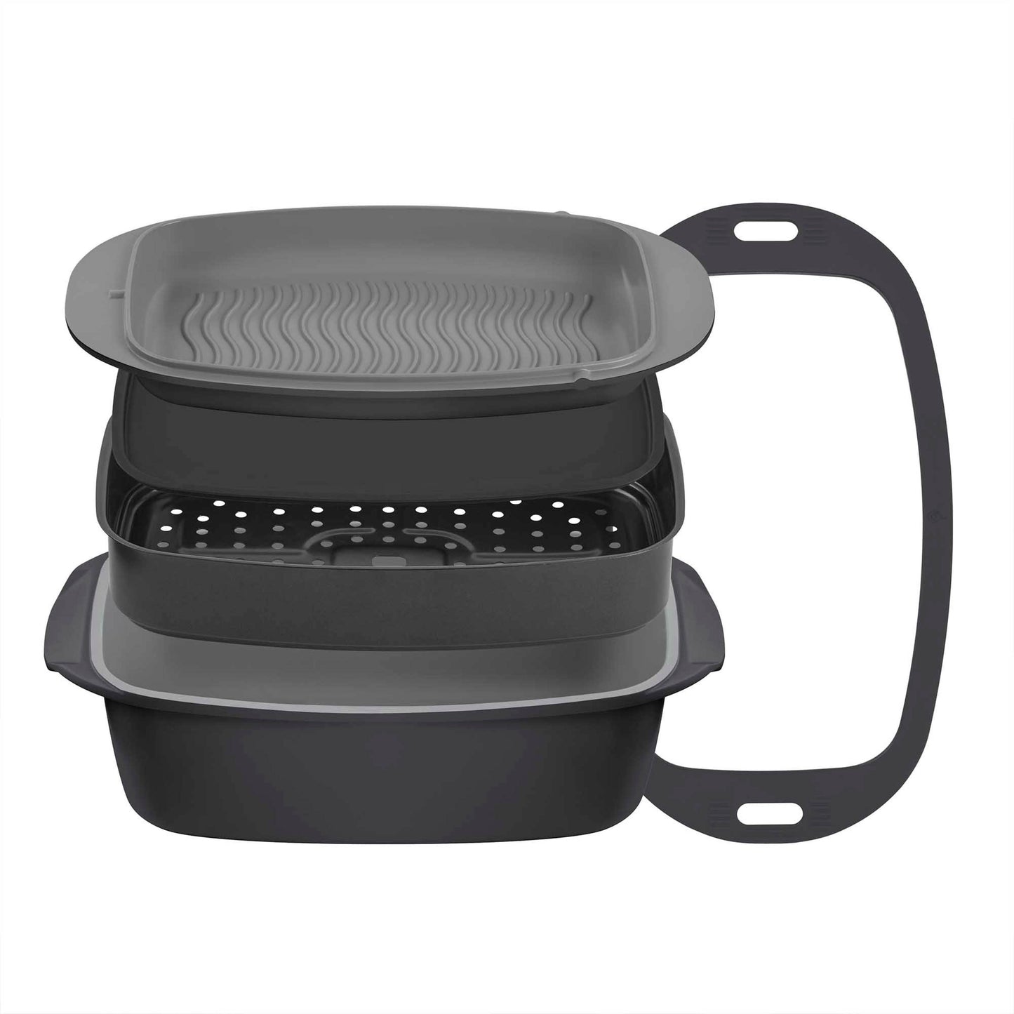 SmartStore™ 7-in-1 Multipurpose Cookware + Steamer Set cookware Dash Forged Iron