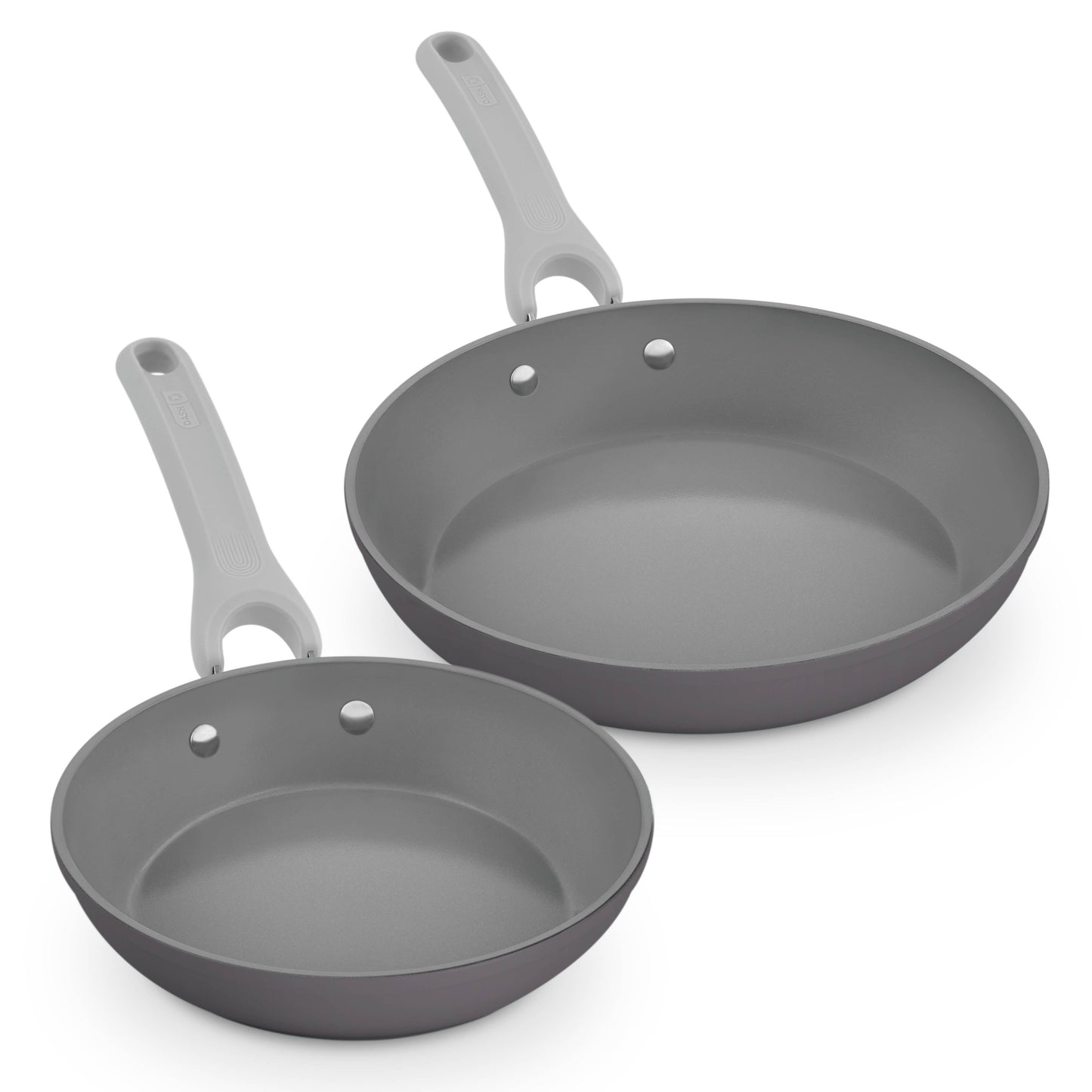 Dream Green Recycled Aluminum 8"/10" Fry Pan Set cookware Dash Gray  