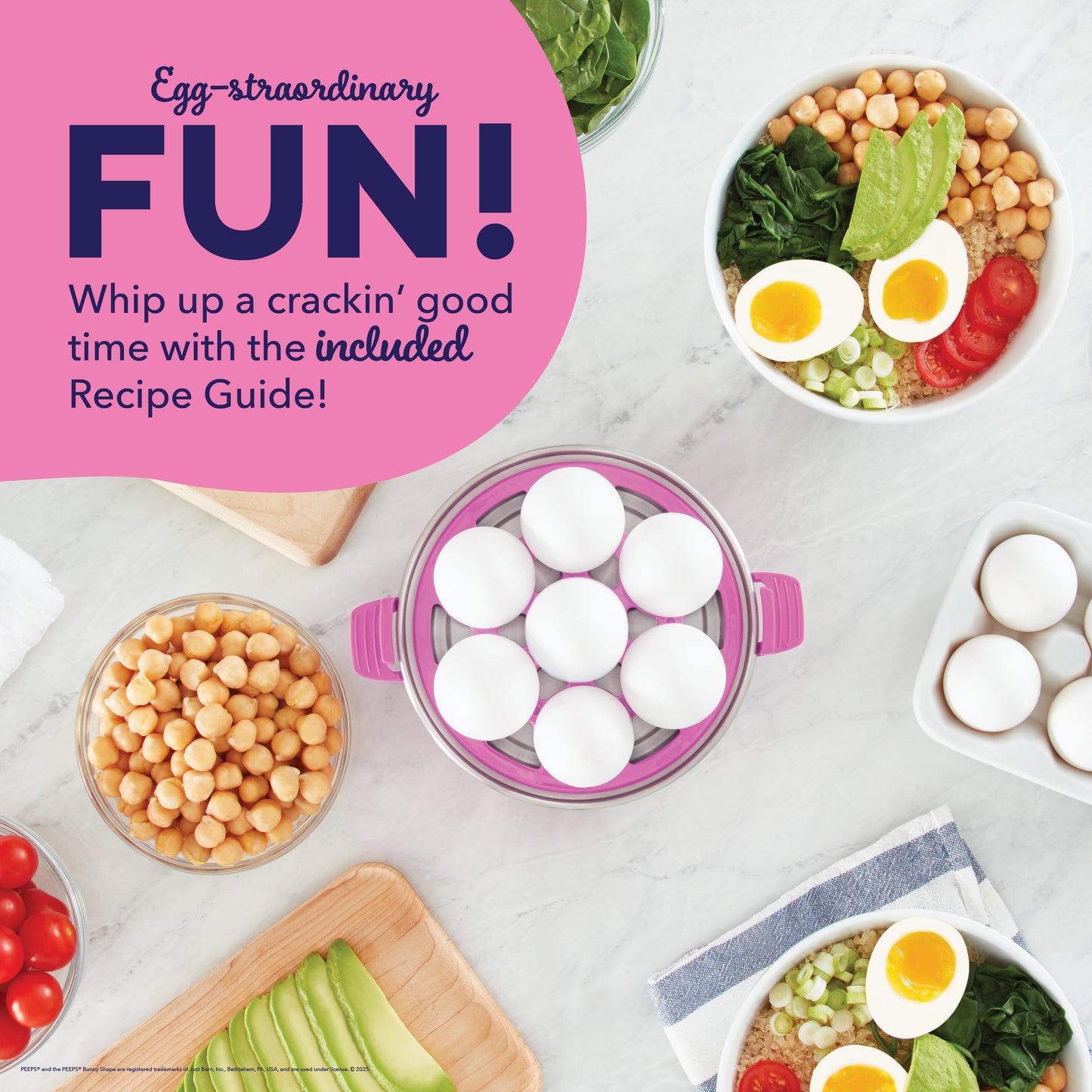 PEEPS® x Dash Bunny Rapid Egg Cooker egg-cookers Dash