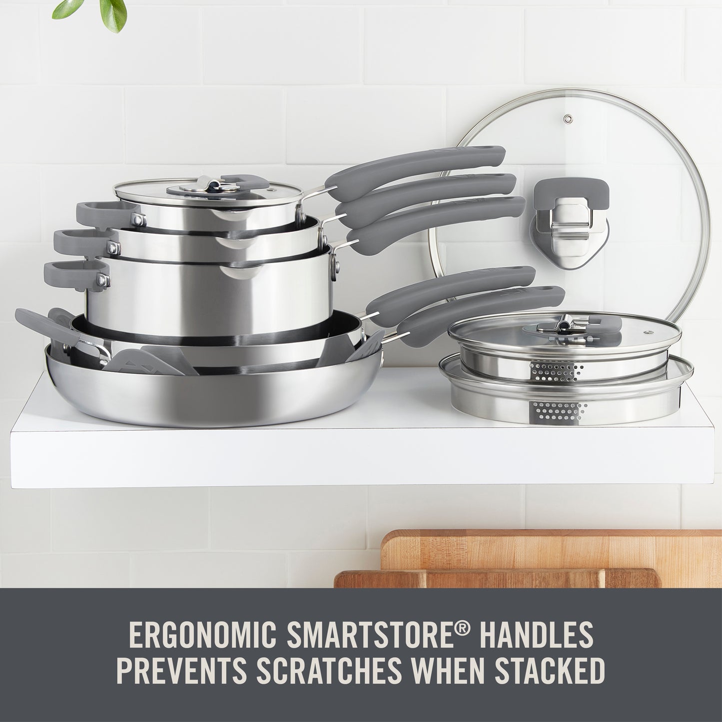 Zakarian by Dash Trupro 10PC Stainless Steel Cookware Set cookware Zakarian by Dash