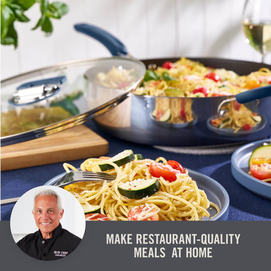 Zakarian by Dash 5qt TruPro Stainless Steel Saute Pan with Lid cookware Zakarian by Dash
