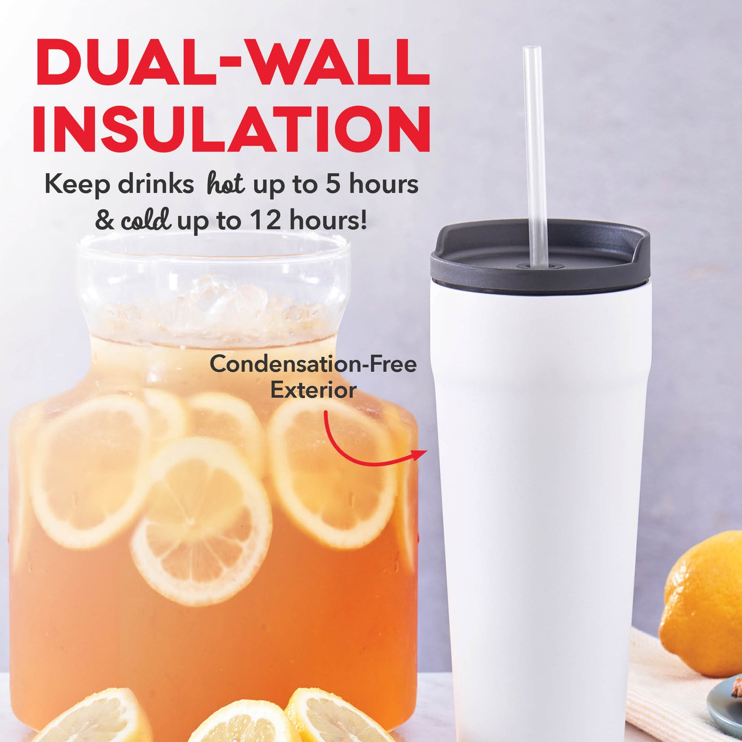 2-in-1 Spill-Proof Insulated Tumbler Tools and Gadgets Dash   