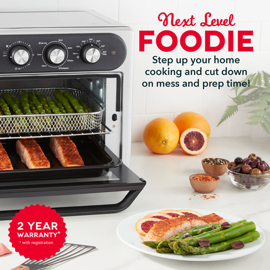 Chef Series Air Fryer Oven With Rotisserie 23L Air Fryer Dash