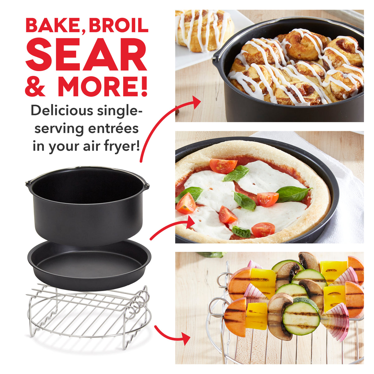 Family Air Fryer Accessories Parts & Accessories Dash