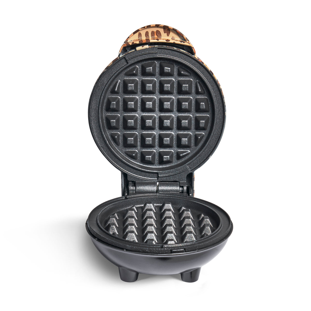 Mini Waffle Maker with Leopard Print mini makers Dash