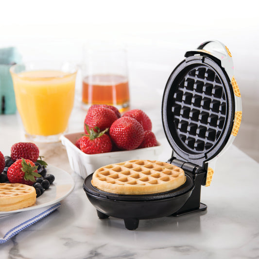 Mini Waffle Maker with Waffle Print mini makers Dash
