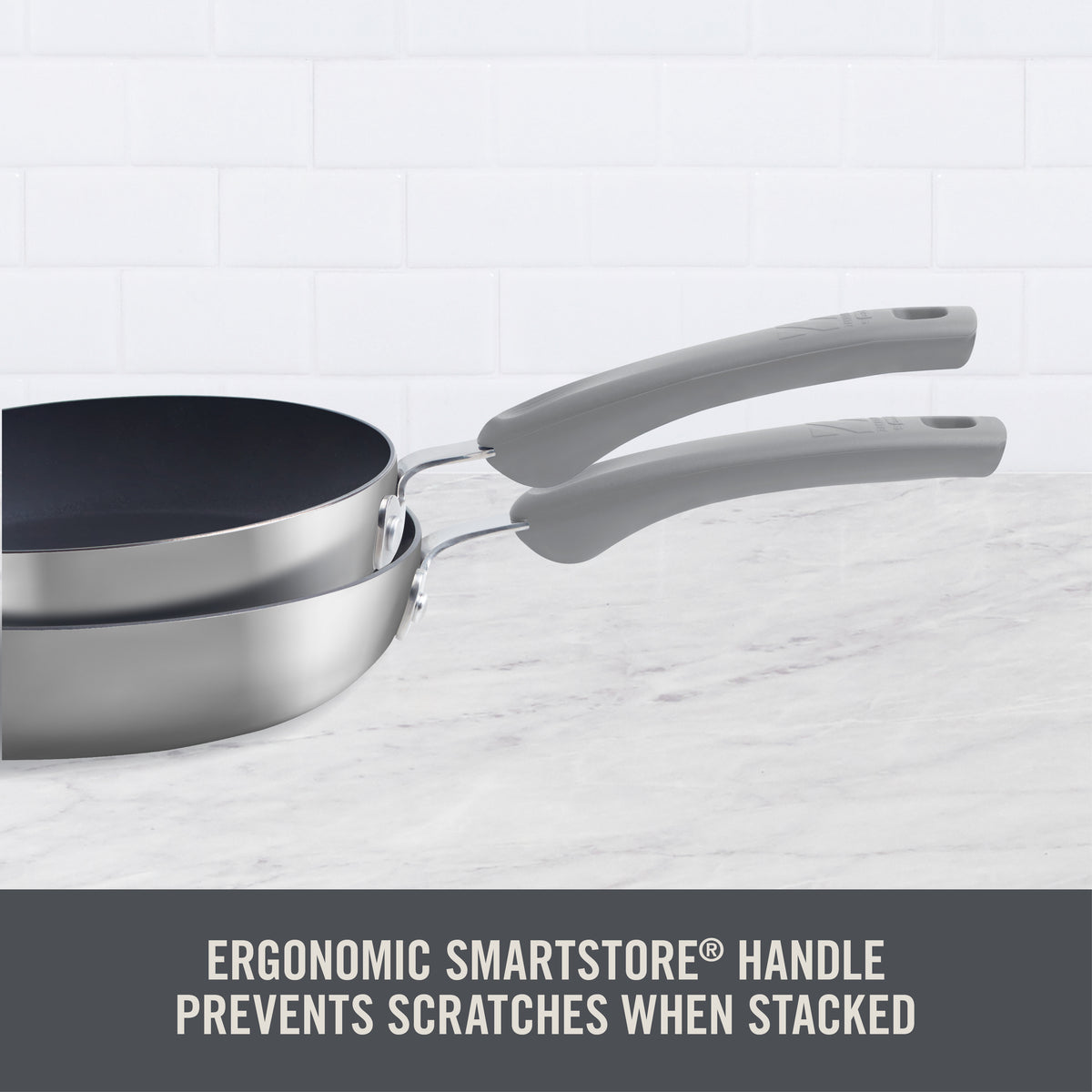 12" TruPro Stainless Steel Fry Pan cookware Zakarian by Dash