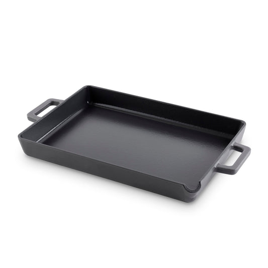 9"x13" Nonstick Cast Iron Pan with Pour Spout cookware Zakarian by Dash
