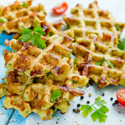 Bacon, Cheddar, & Chive Waffles