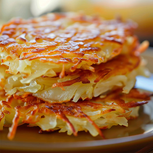 Crispy Hashbrowns with Peppers & Onions