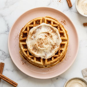 Recipe image for Waffles Belgas de Rollo de Canela