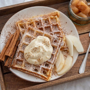 Recipe image for Waffles Cuadrados de Rollo de Canela