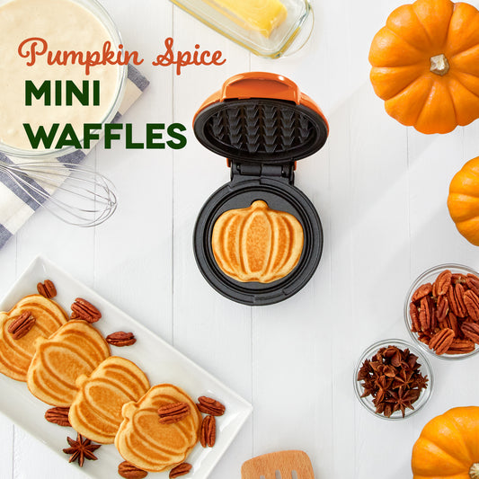 Step Aside PSL, Mini Pumpkin Spice Waffles Are Here!