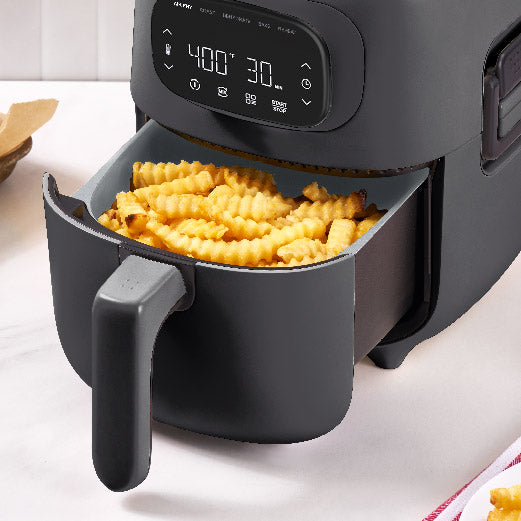 3QT Flip & Fry™ Digital 2-in-1 Grill + Air Fryer Air Fryer Dash Forged Iron