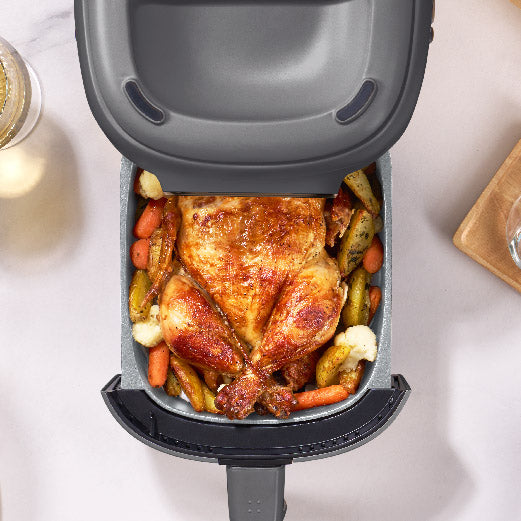 3QT Flip & Fry™ Digital 2-in-1 Grill + Air Fryer Air Fryer Dash Forged Iron