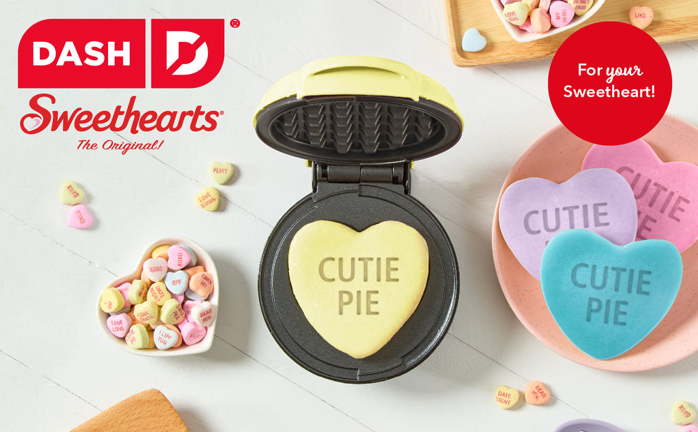 Sweethearts x Dash Mini Waffle Maker