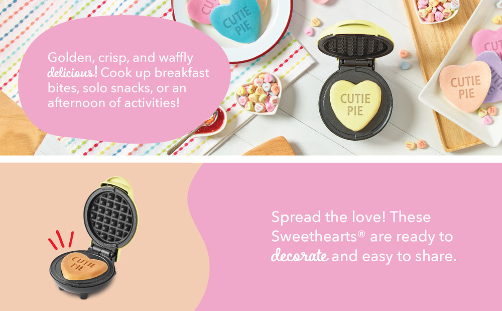 Sweethearts x Dash Mini Waffle Maker