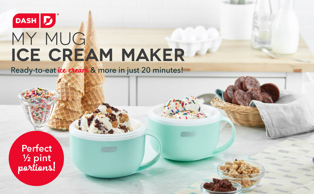 Dash My Mug Ice Cream Maker, 1 PINT, Ready In 20 Minutes!