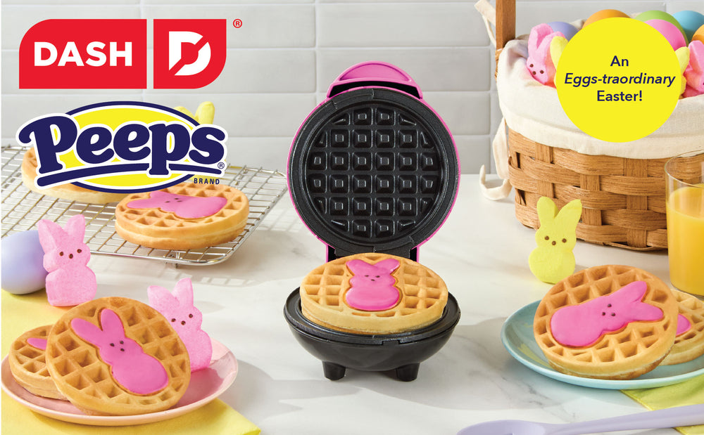 PEEPS® x Dash Mini Waffle Makers