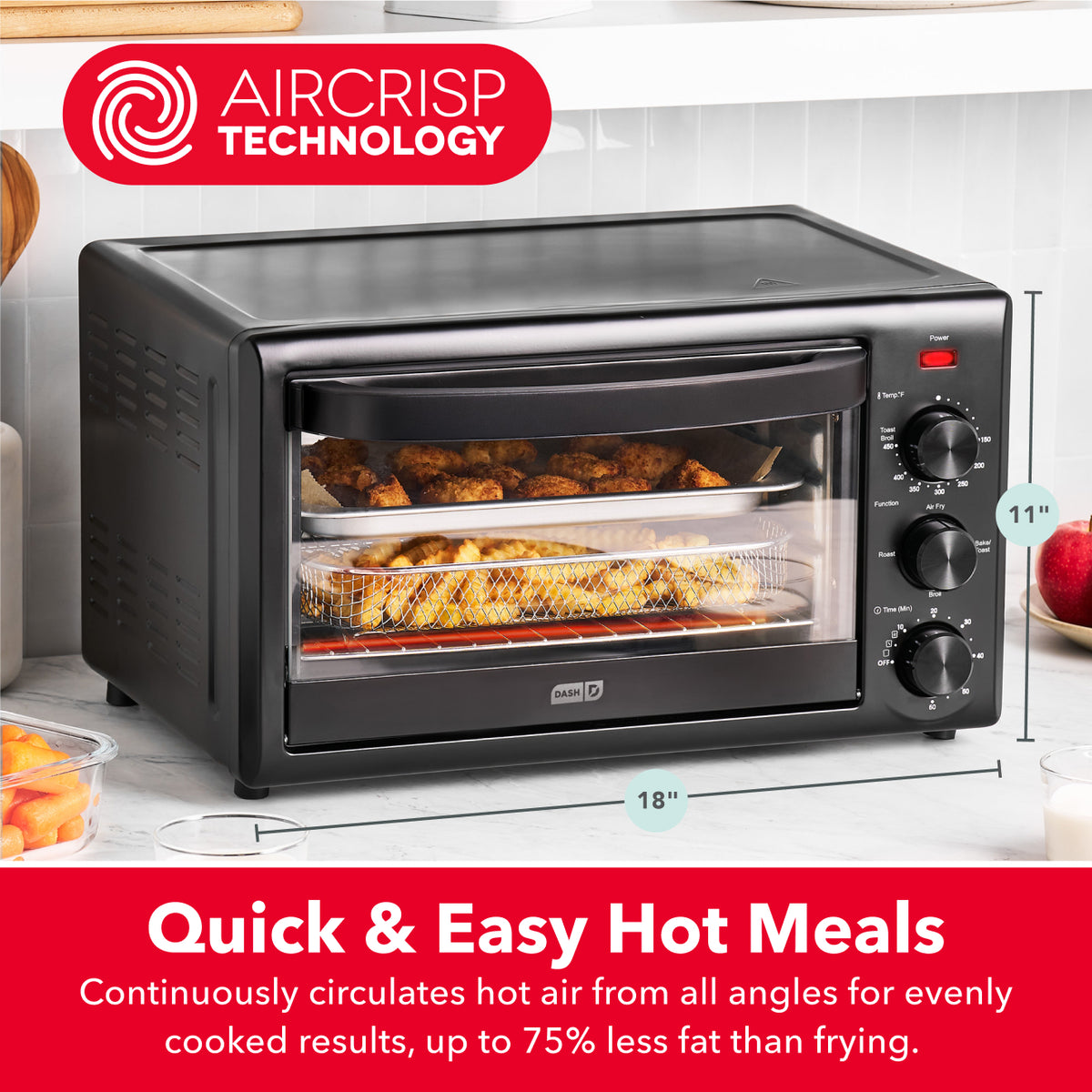 Everyday Air Fryer Toaster Oven Toasters and Ovens Dash