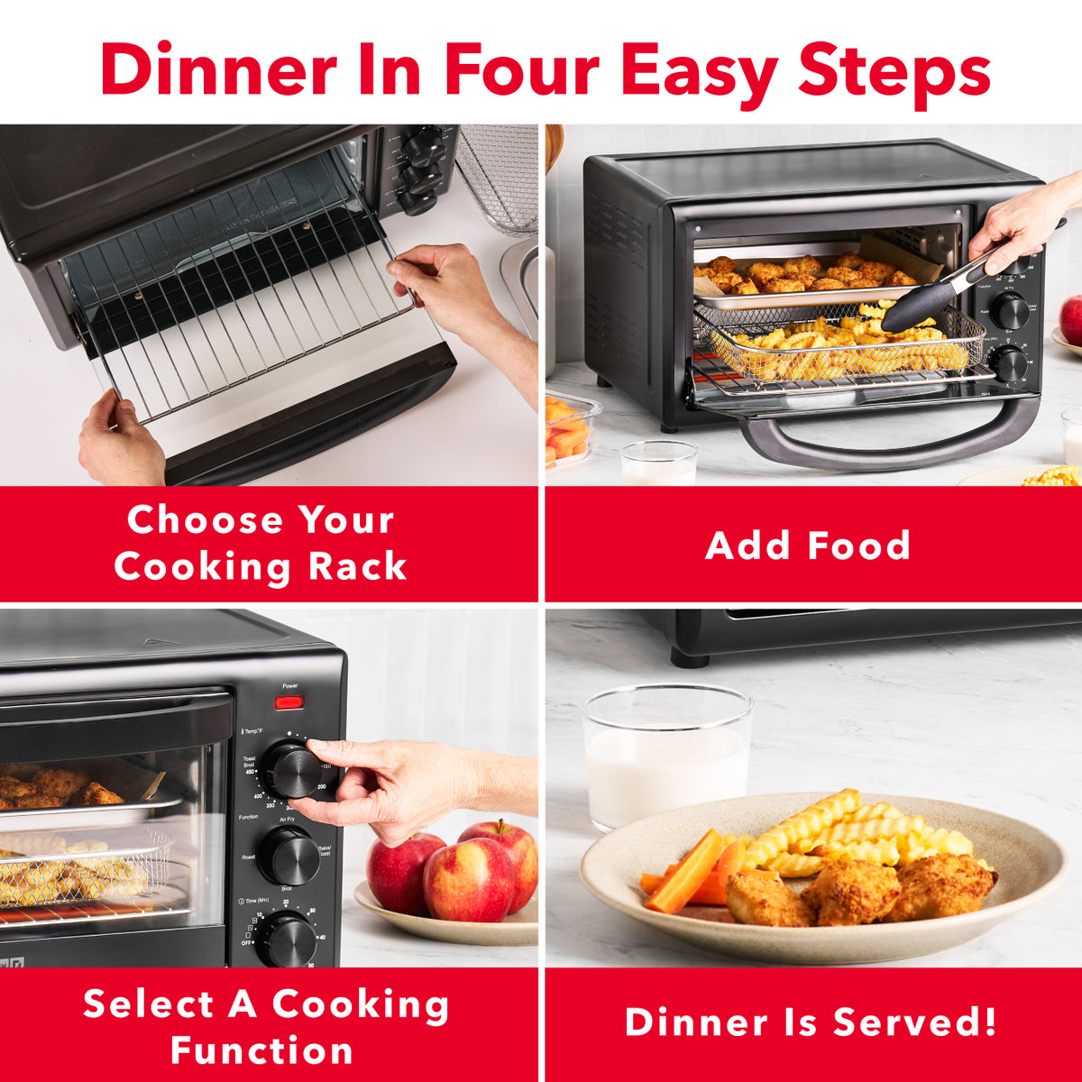 Everyday Air Fryer Toaster Oven Toasters and Ovens Dash