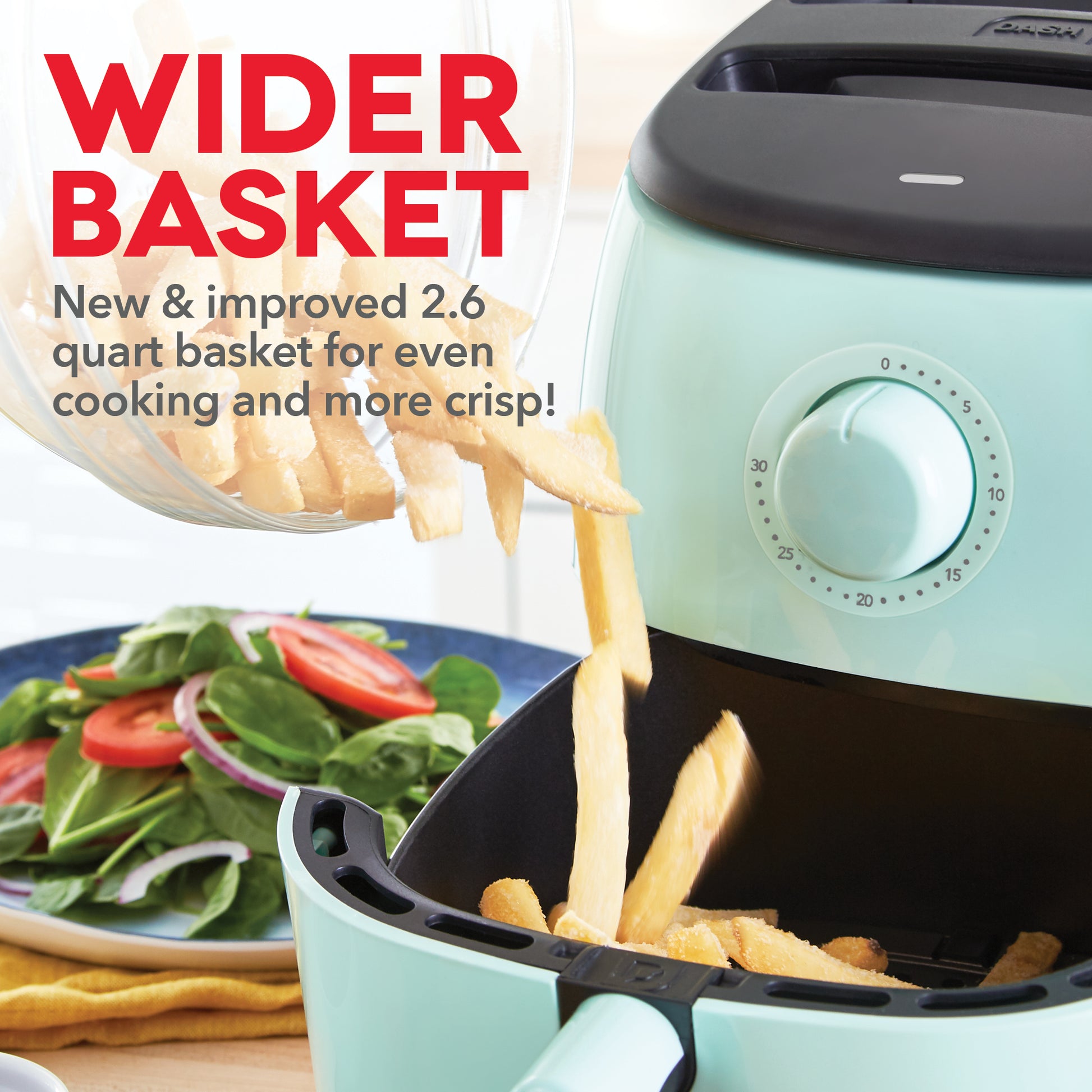 Tasti-Crisp™ Express Air Fryer 2.6 Qt. Air Fryer Dash   