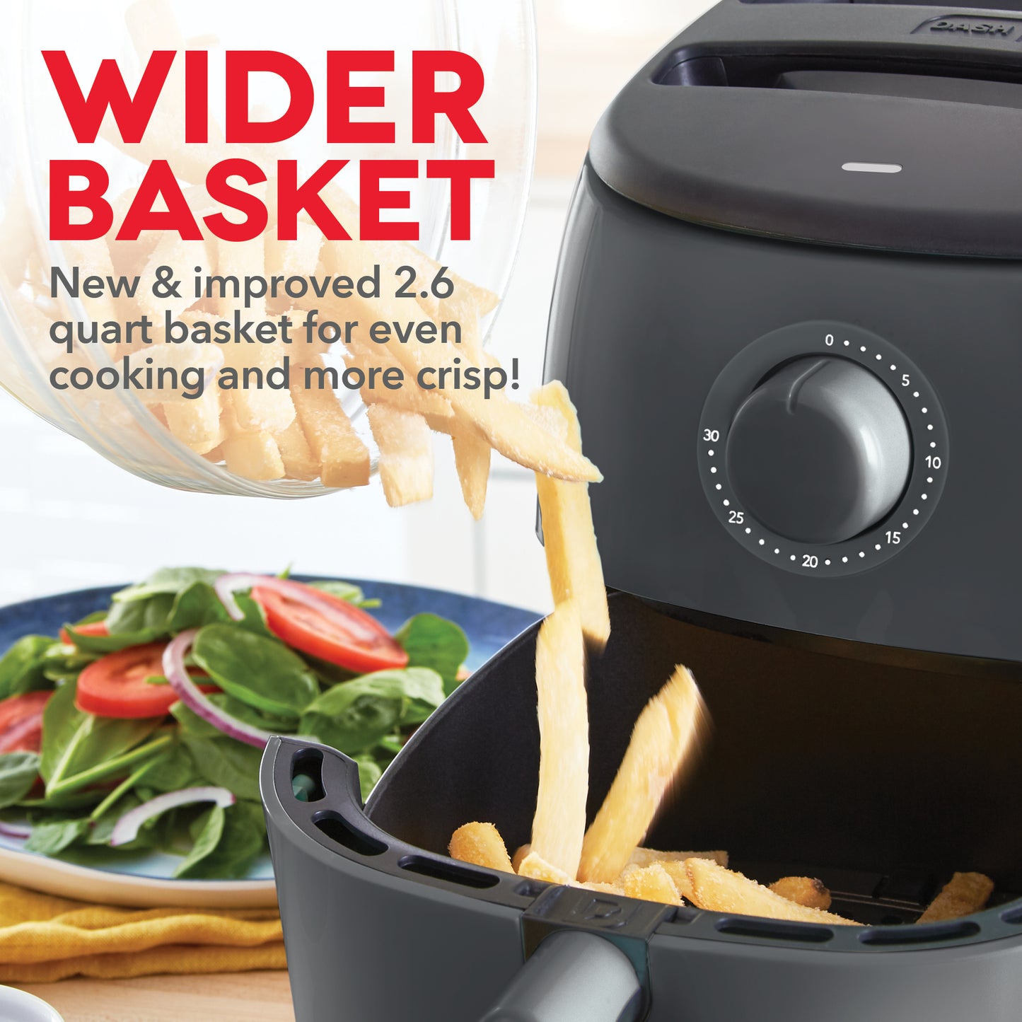 Tasti-Crisp™ Express Air Fryer 2.6 Qt. Air Fryer Dash   