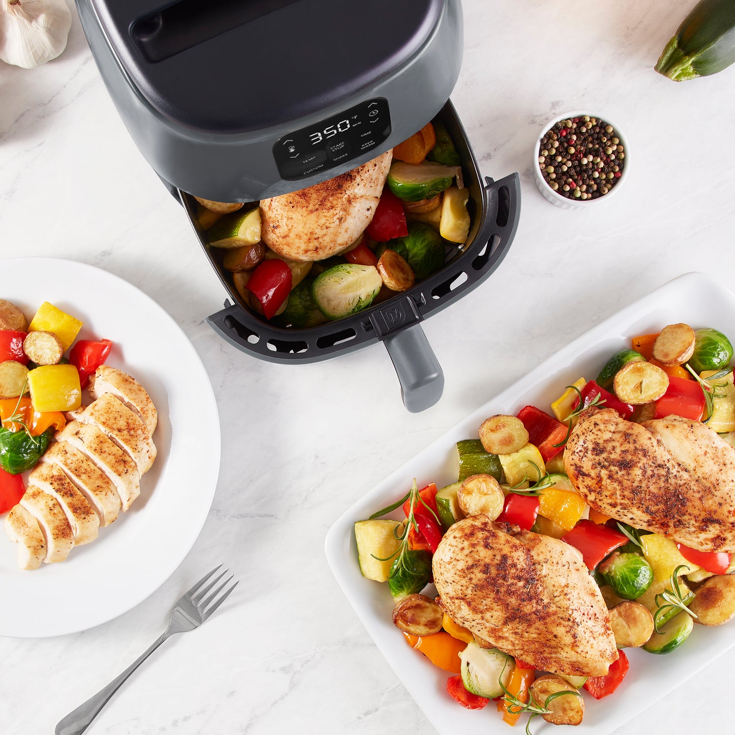 Express Digital Tasti-Crisp™ Air Fryer 2.6 Qt. Air Fryer Dash   