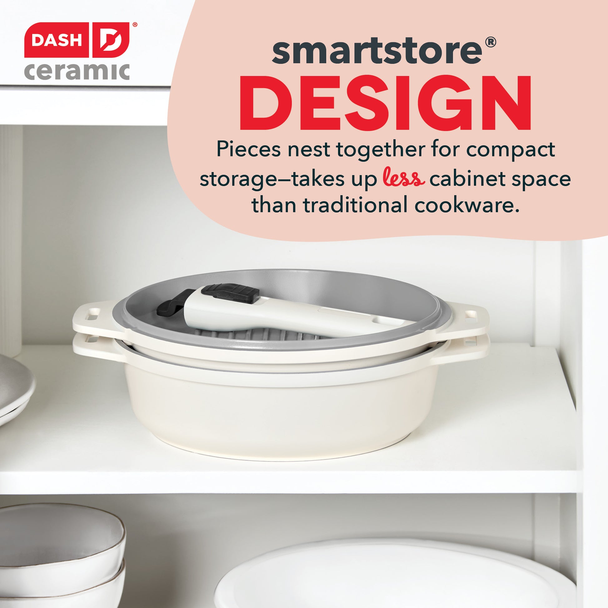 SmartStore™ 5-in-1 Multipurpose Nesting Cookware Set cookware Dash   