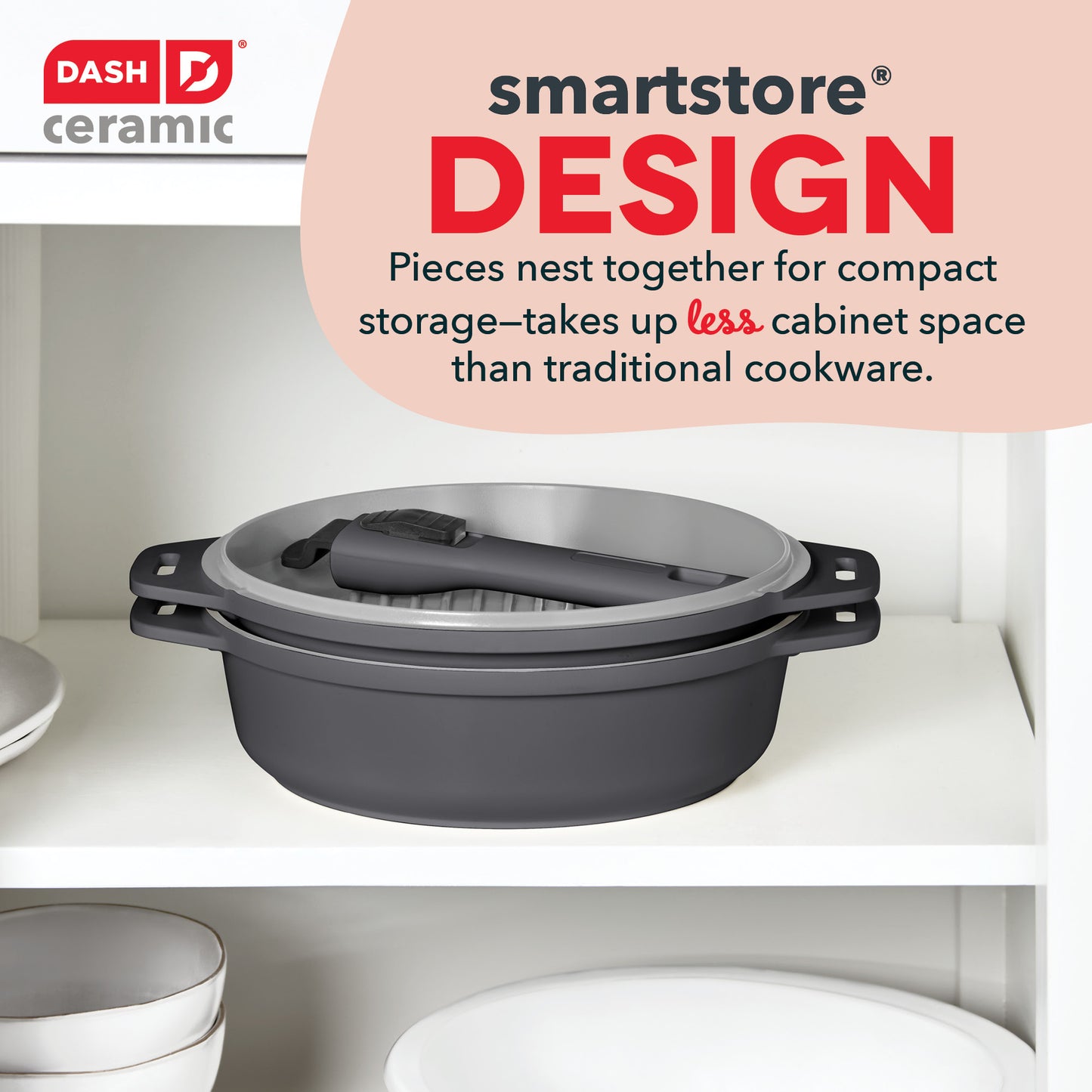 SmartStore™ 5-in-1 Multipurpose Nesting Cookware Set cookware Dash   