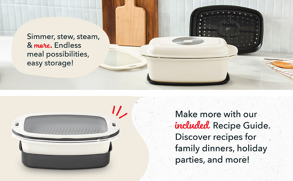 SmartStore™ 7-in-1 Multipurpose Cookware + Steamer Set