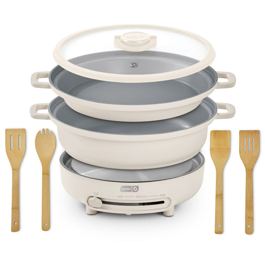 SmartStore™ 8PC Stacking Cookware Set cookware Support Cream