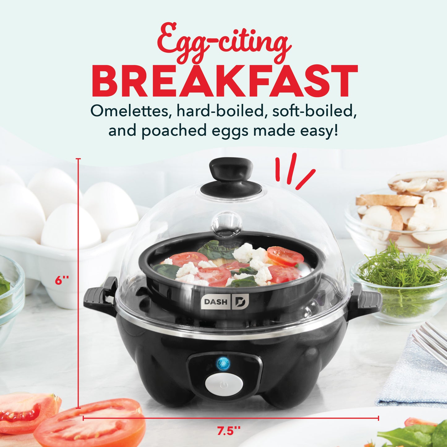 Rapid Egg Cooker egg-cookers Dash   