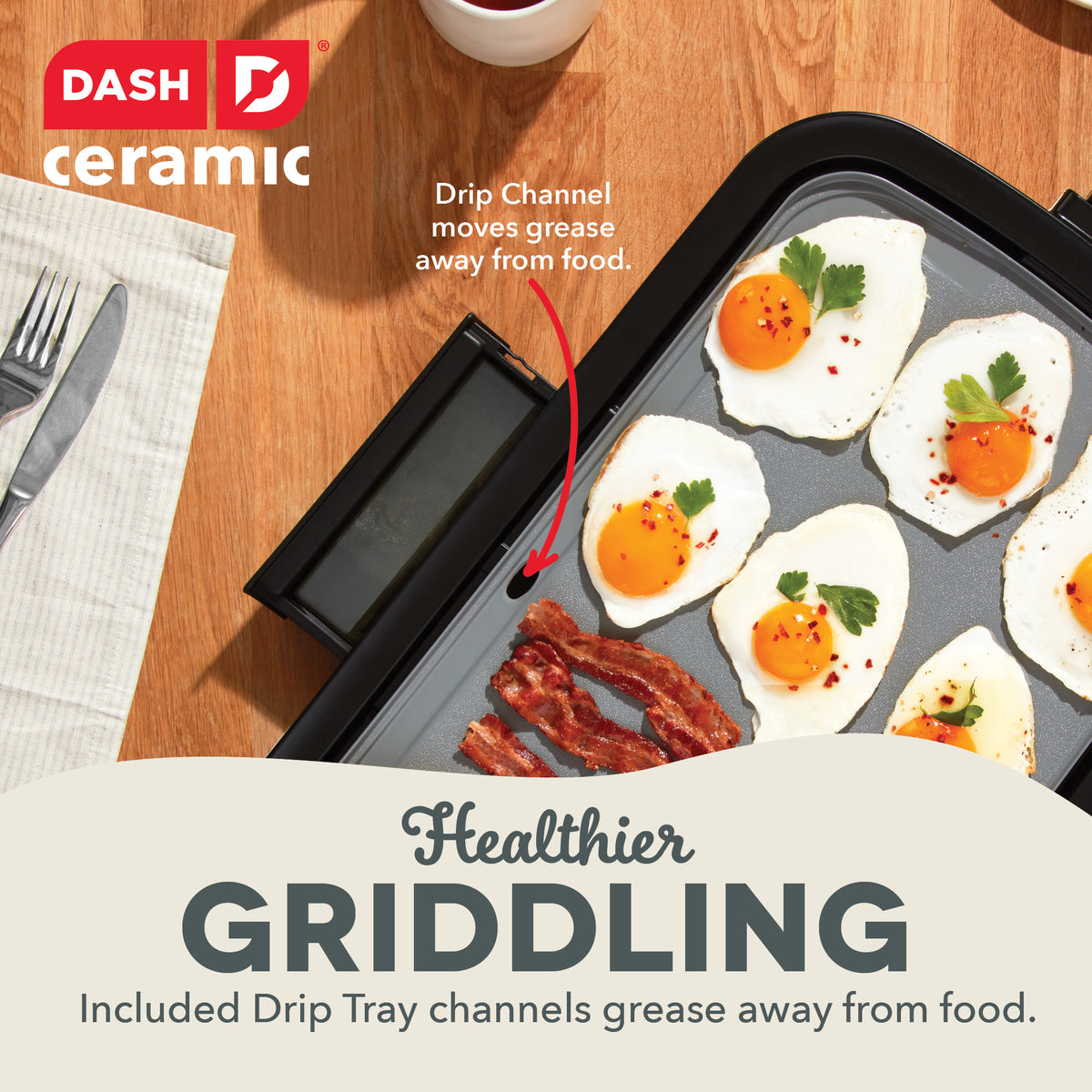 Ceramic Nonstick Everyday Griddle Griddles and Panini Presses Dash