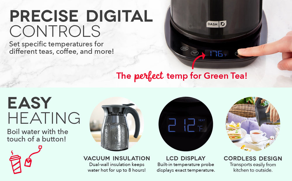 Double Wall Vacuum Electric Thermos Kettle with Digital Temperature  controller
