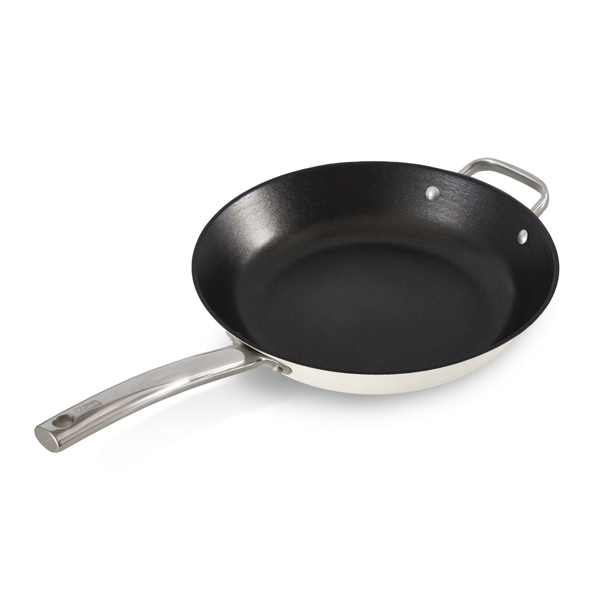 Lightweight Cast Iron Nonstick Pans cookware Dash 12" Cream